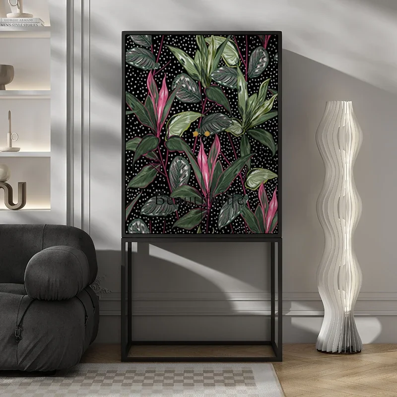 

ls 27 French light luxury bedside locker hotel cloakroom wall locker