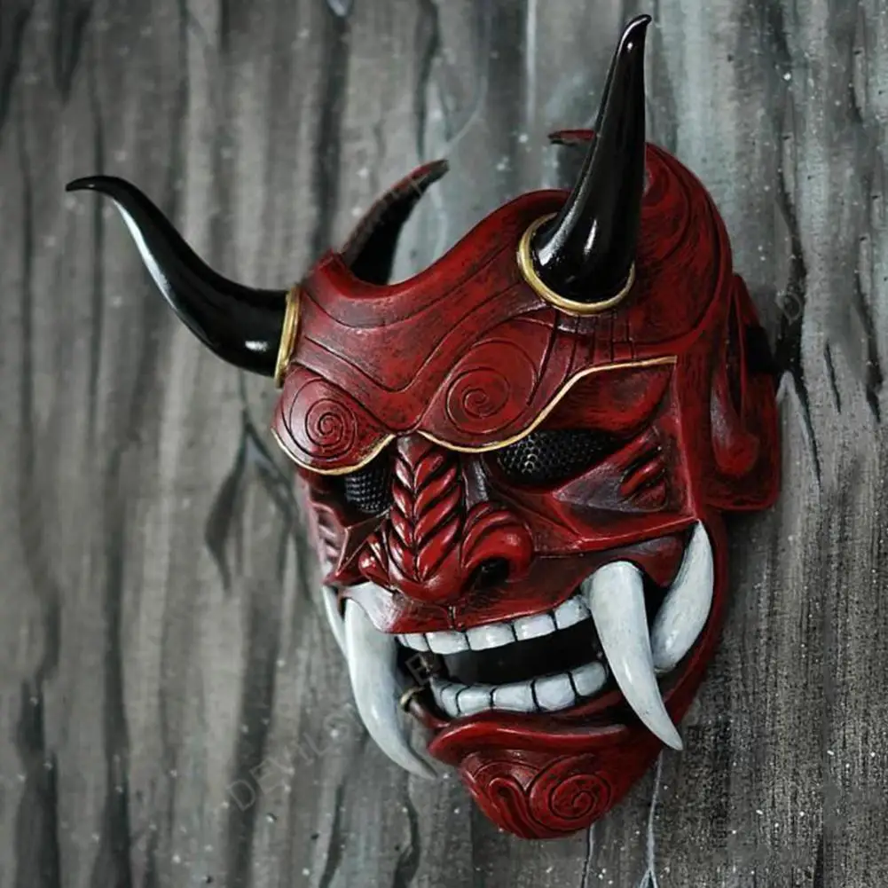 Maschera da demone unisex del diavolo horror a mezza faccia, per mostri, cosplay, accessorio per costume spaventoso, per Halloween, carnevale, feste Maschera da demone unisex del diavolo horror a mezza faccia, per mostri, cosplay, accessorio per costume spaventoso, per Halloween, carnevale, feste