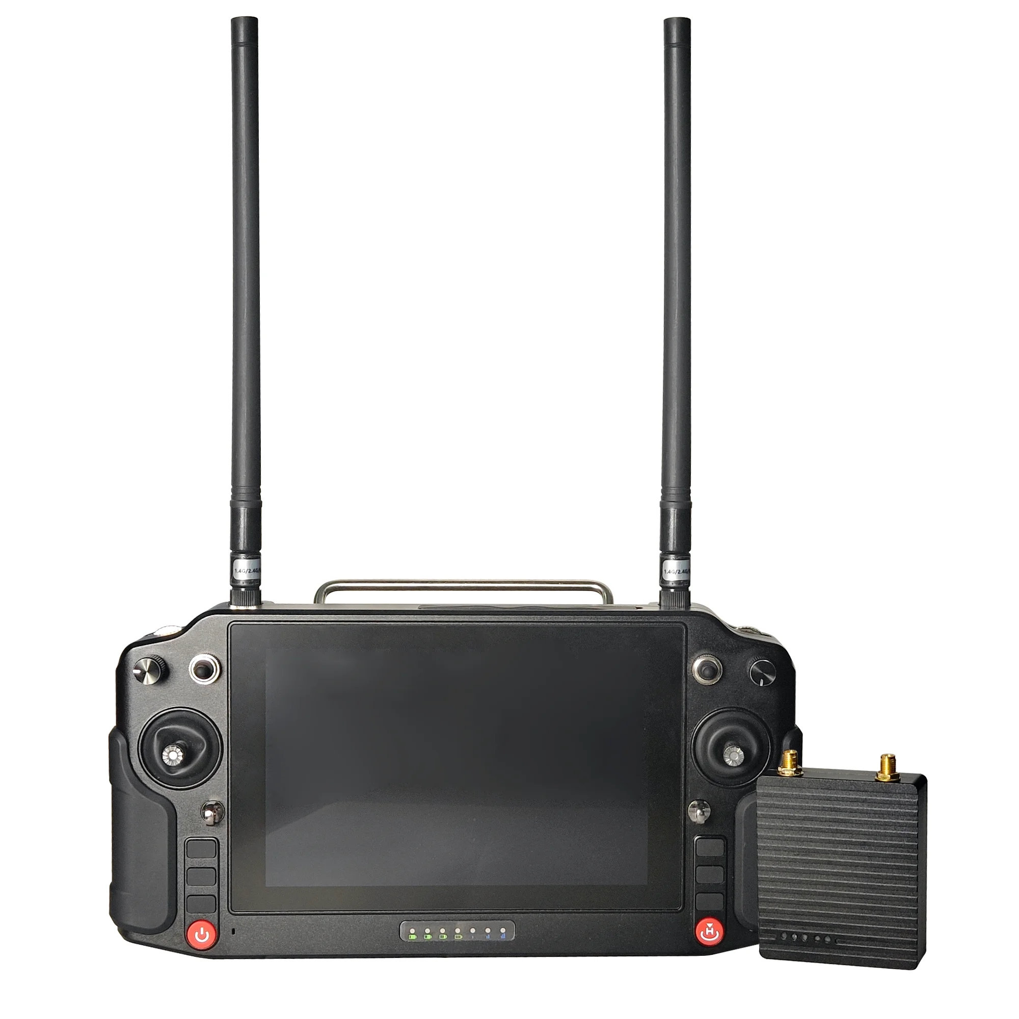 Automatic Frequency Hopping 800M/1.4G/2.4G 10KM Handheld Wireless Remote Control Anti-Interference  Flight Ground Accessory