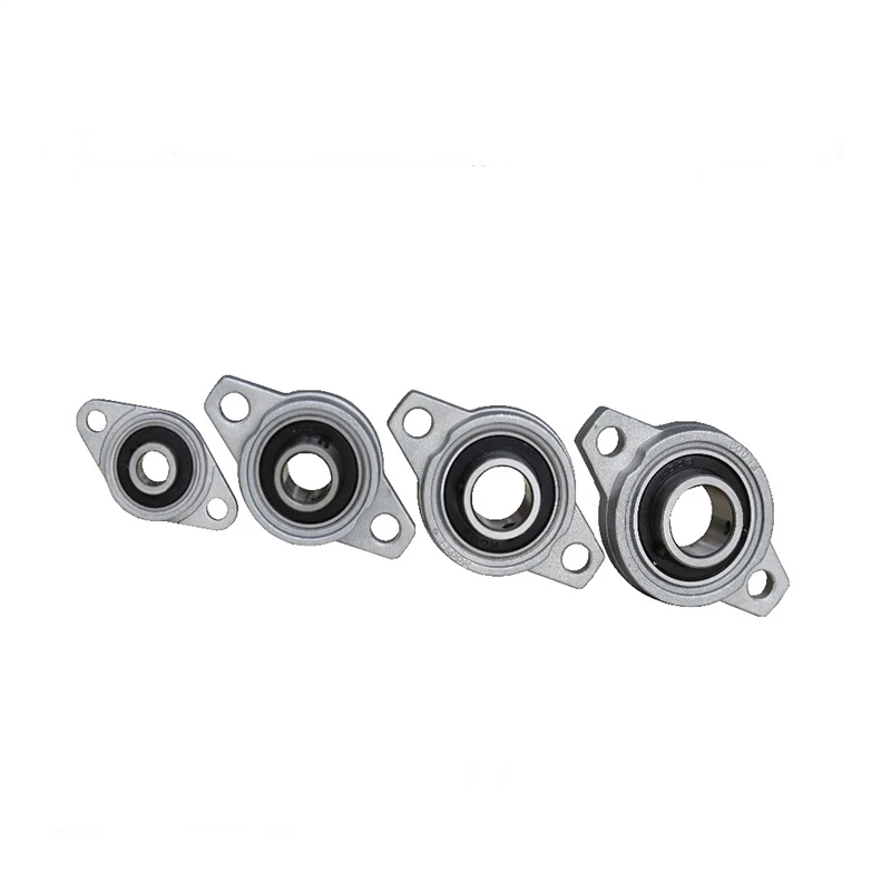 1pcs Zinc Alloy Diameter 8 10 12 17 mm Bore Ball Bearing Pillow Block Mounted Support Kfl08 Kfl004 Kfl002 Kp08 Kp000 Kp003 Kp005