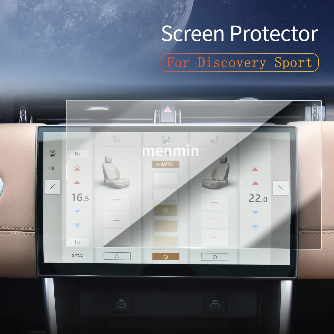 

Car Stickers Dash Carplay Mirror Screen Protector Display Tempered Glass Protective Vehicle For 24 Chery Discovery Sport