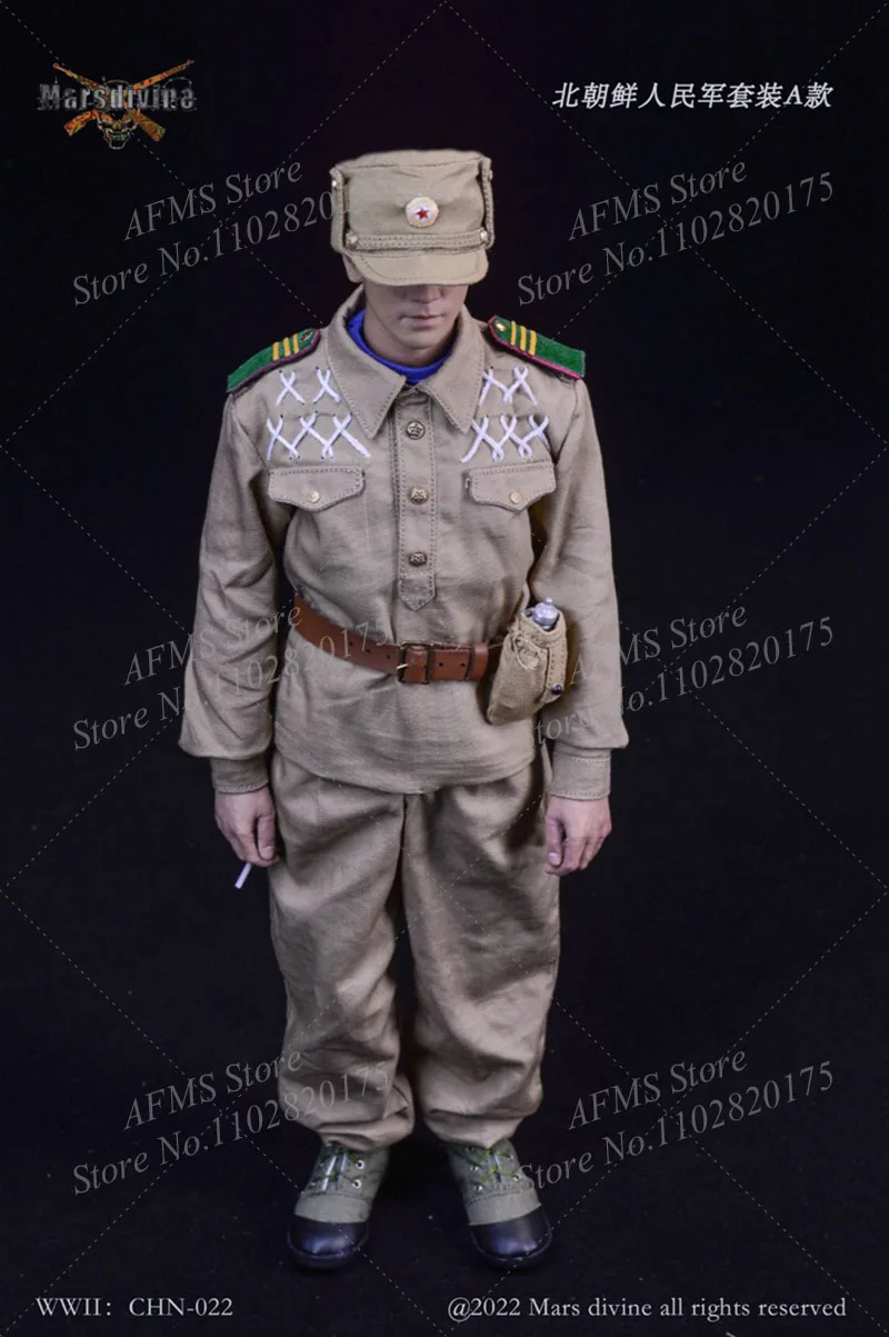 1/6 uomini soldato esercito del popolo nord-coreano tuta da combattimento serie di guerra accessori per vestiti adatti al corpo della figura d'azione da 12 pollici