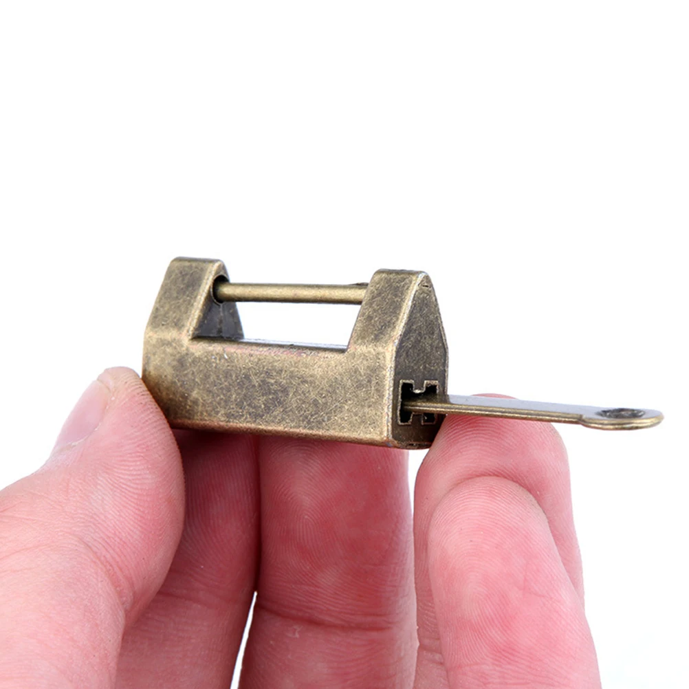

3 set Vintage Cabinet Locks Zinc Alloy Retro Padlock For Jewelry Box Wooden Door Decorative Lock