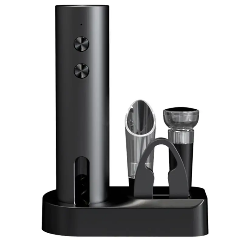 

ALIM-Electric Automatic Wine Opener Set Multifunction Red Wine Pourer& Stopper Bottle Opener- Gift For Home Kitchen