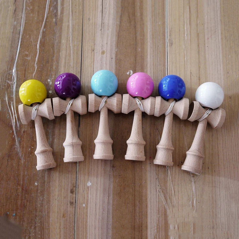 12cm*3.5cm Mini Kendama Ball Toys Kids Ootdoor Toy Children Sports Outdoor Skill Ball Game Adults Baby Kendama juggling Ball