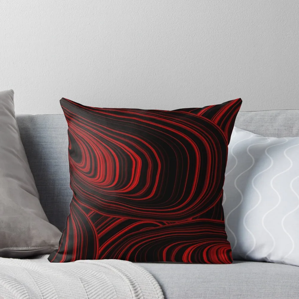 

Black and Red Abstract Art Throw Pillow Decorative Cover For Living Room sleeping pillows Decorative Sofa Cushions pillow