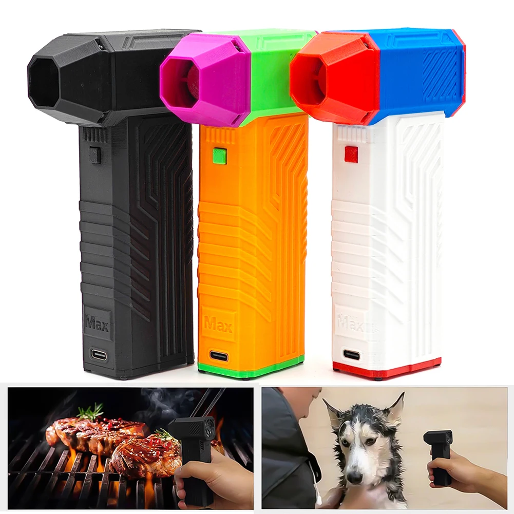 

130000 RPM Mini Turbo Jet Fan 52m/s Brushless Motor Turbo Violent Fan 3 Speeds Dust Blower Handheld Duct Fan Cleaning Tool