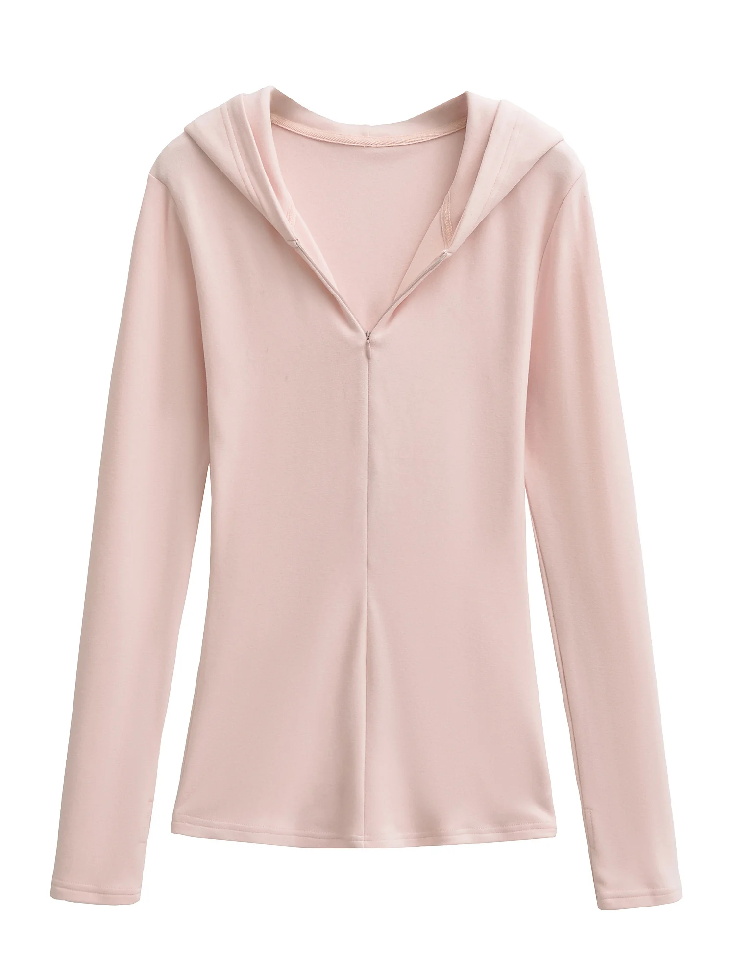 

Ретро-американский двусторонний теплый флисовый свитшот с капюшоном на молнии для женщин, приталенный, с капюшоном, для повседневной носки, с длинными рукавами