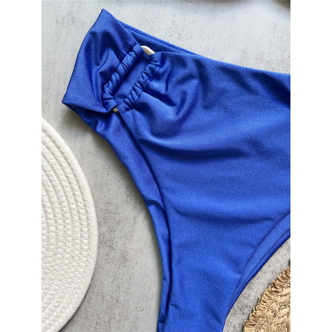4 Farben, V-förmiger, gepolsterter Damen-Badeanzug, hochtaillierter Bikini, zweiteiliges Bikini-Set, Badebekleidung, Badeanzug, Modell V6583. – Detail 27