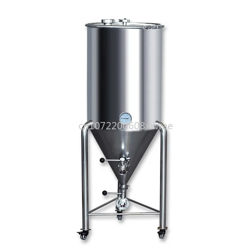 

304 stainless steel beer fermentation barrel 115L conical barrel brewing tank sealed fermentation tank