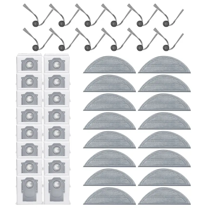 

【618 SUMMER SALE】Compatible Accessories(44Pcs) For Roborock Saros 20 Sonic Replacement Vacuum Cleaner Parts