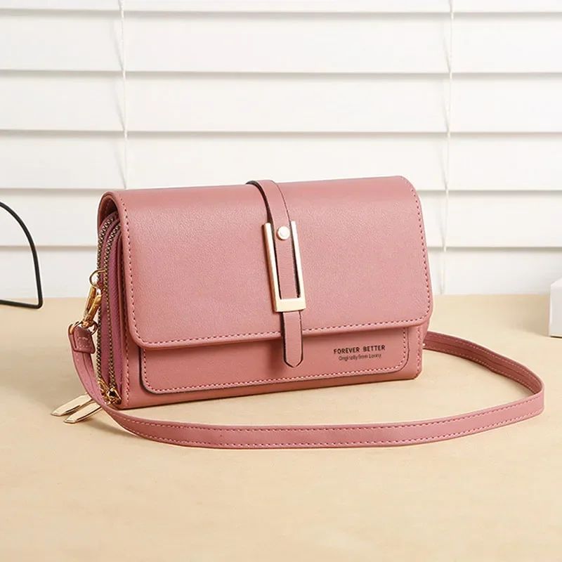 

PU Women's Mobile Phone Bag Fashionable and Multifunctional Women's Bag Trendy and Retro Shoulder Bag