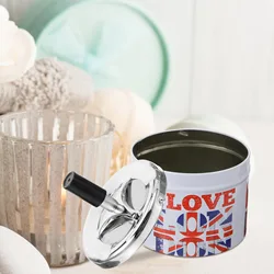 Decorative Metal Ashtray Automatic Extinguishing Tinplate Cigar Ash Holder Home Office Bar Restaurant Use ashtray