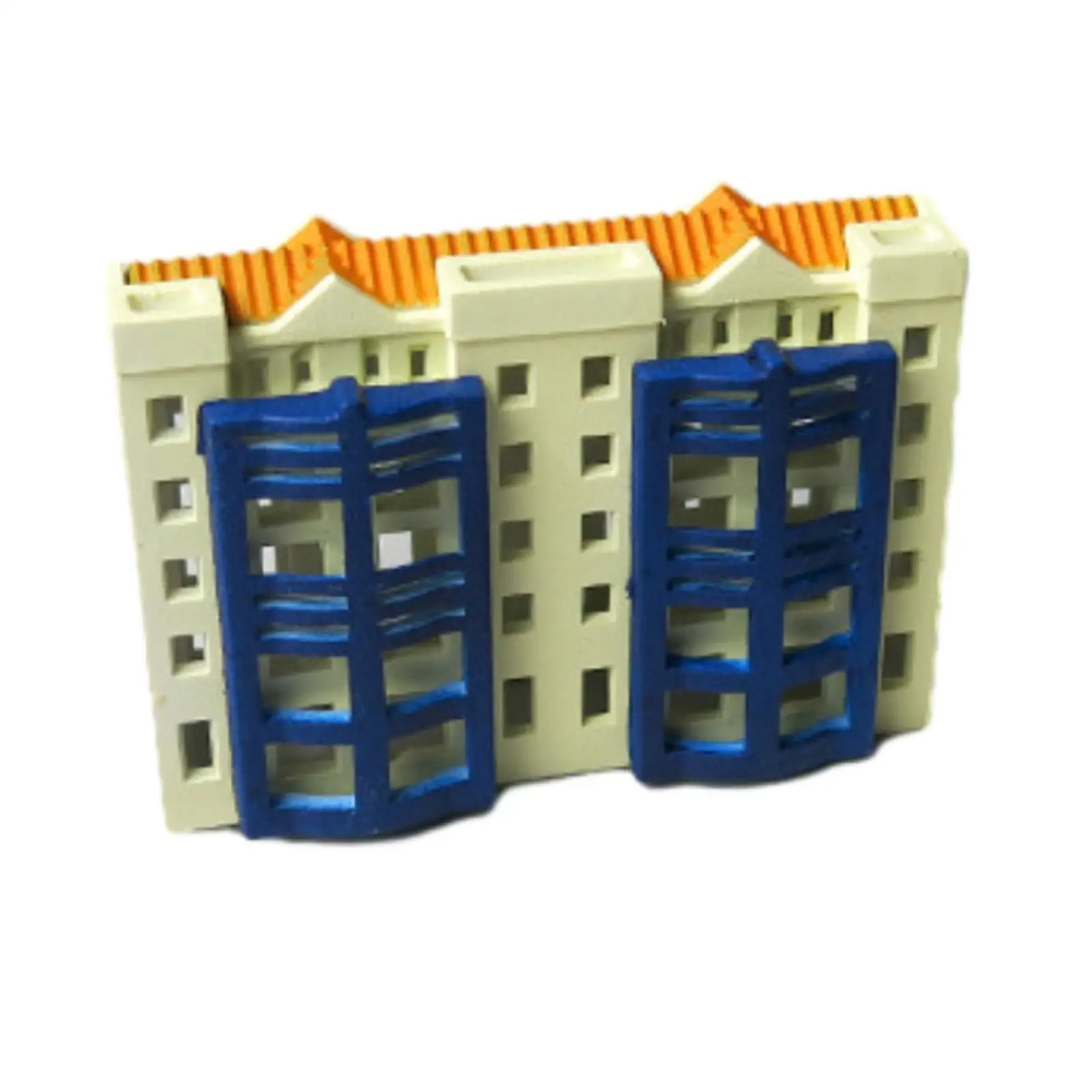 4x modelo trem paisagem adereços escala 1/500 para arquitetura ferroviária diy