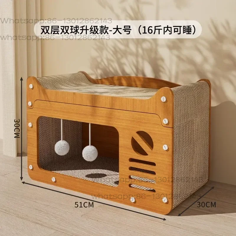 

Grab board, cat bed, built-in anti wear and anti scratch cat