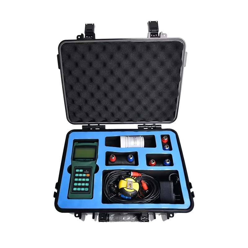 PVC Stainless Steel Pipe Ultrasonic Flow Meter DN15-6000 Handheld Portable Ultrasound Flowmeter