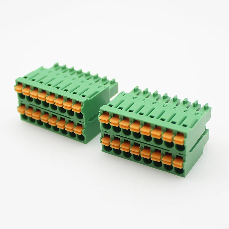 25/50PCS 3.5mm 3.81MM Pluggable terminal block 15EDGKNHC KF2EDGKNH