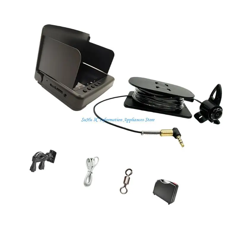  Live Underwater Monitoring Device 12 IR Radiances 5Inch LCD Screen 9H Continuous Use Ice Fishing Essential