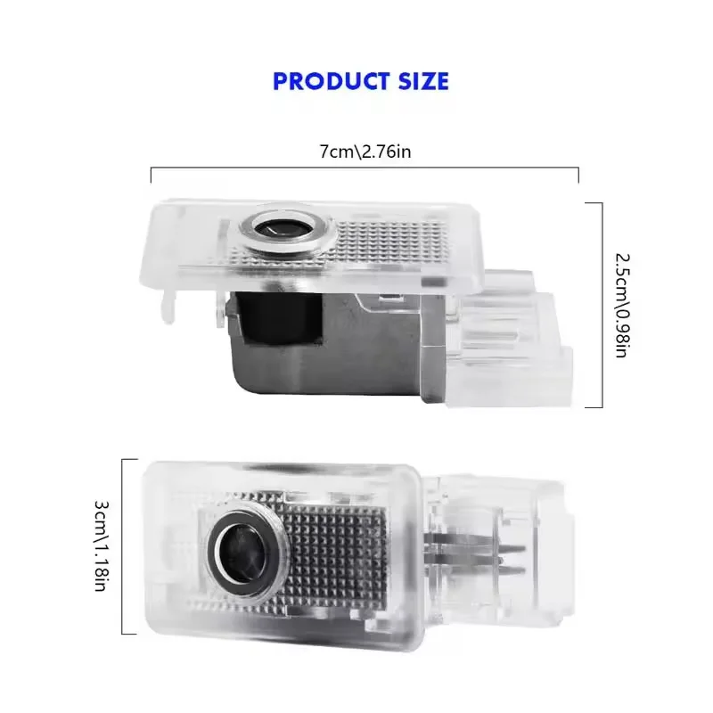 Car Door Light Courtesy Lcon Projector Welcome Lamp For Cadillac SRX XT4 XT5 XT6 ATS XTS CTS CT6