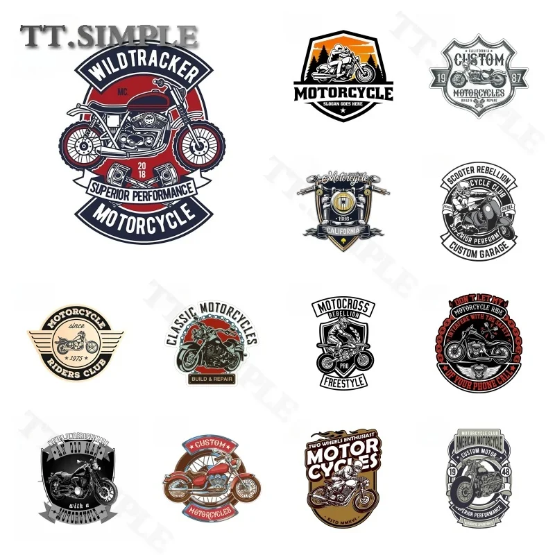 

Наклейки TT Wild Tracker в ретро-стиле для крышек топливных баков, задних крыльев, козырьков шлемов и углов