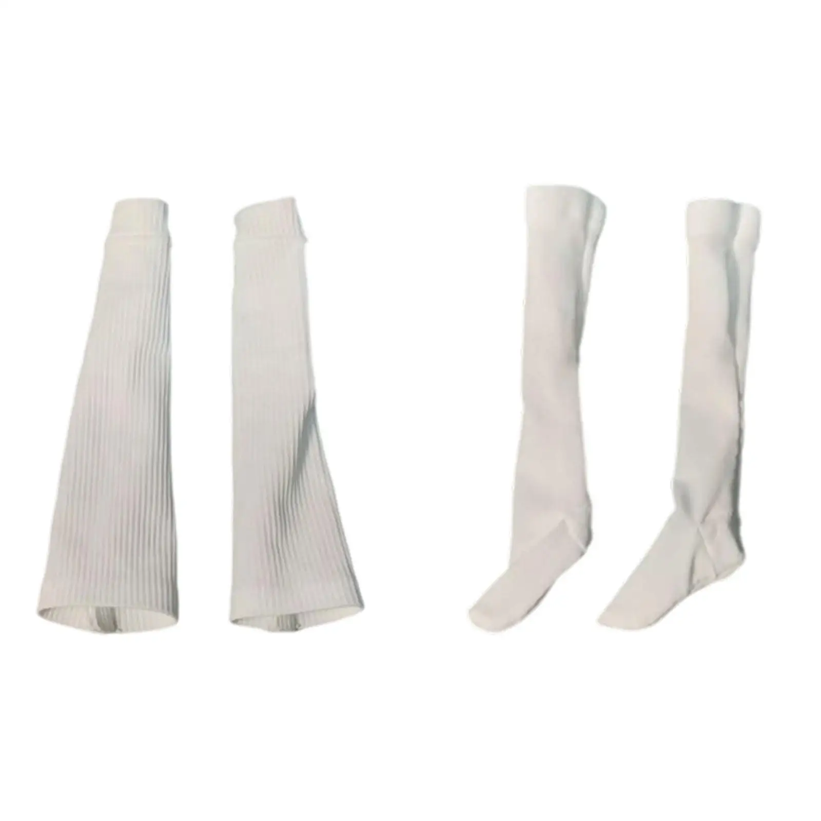 1/6 escala tubo meias elegantes moda bonecas vestir-se acessório bezerro meias polainas para figuras femininas de 12 polegadas traje acessório