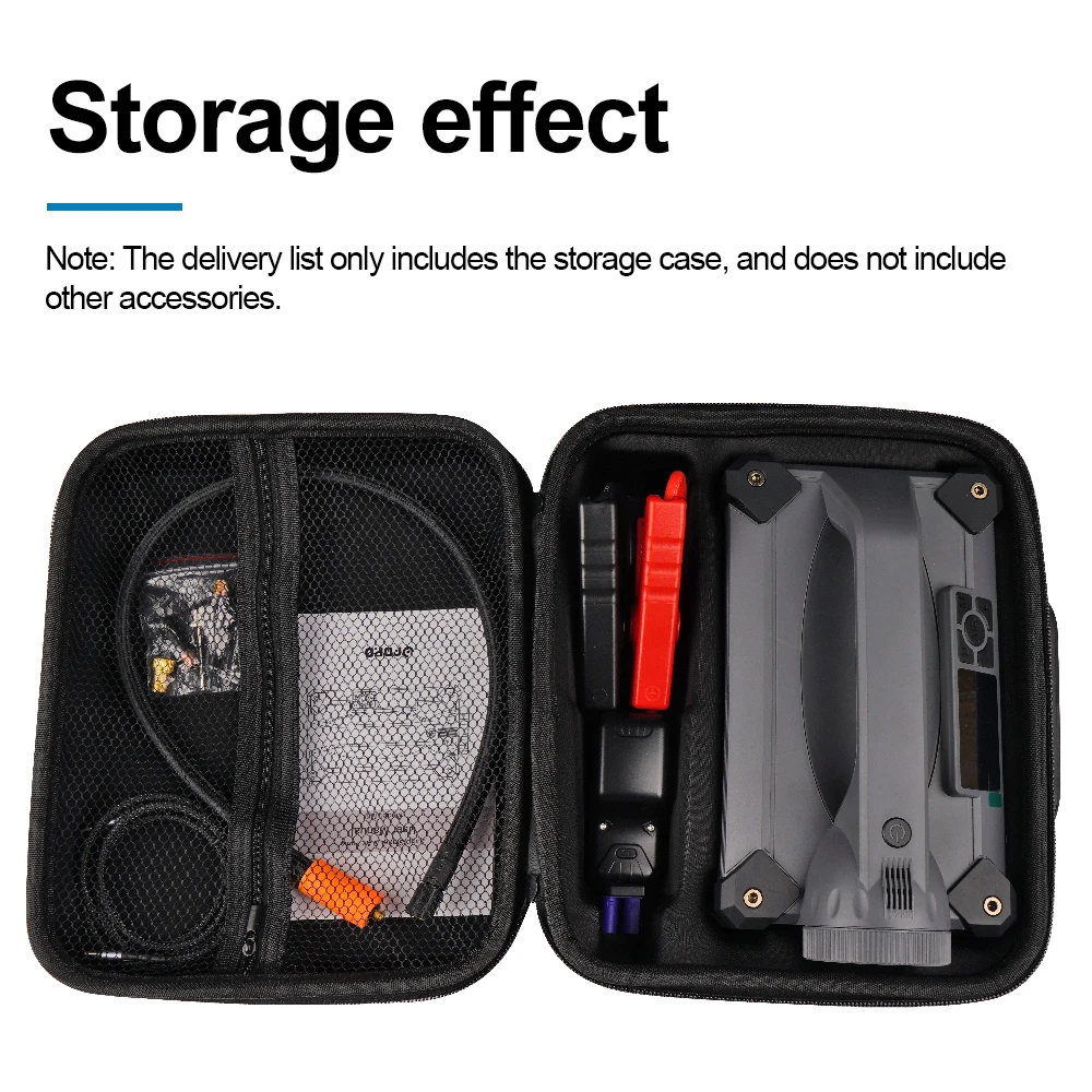 Camason M6 Portable Storage Case Oxford cloth Waterproof box For jump starter and accessories tool store carry