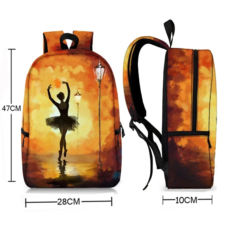 Hot Sale Doctor Nurse  ECG Printing Backpack for Teenager Girls Children Cute Tooth Fairy Travel Bag Student Bagpack