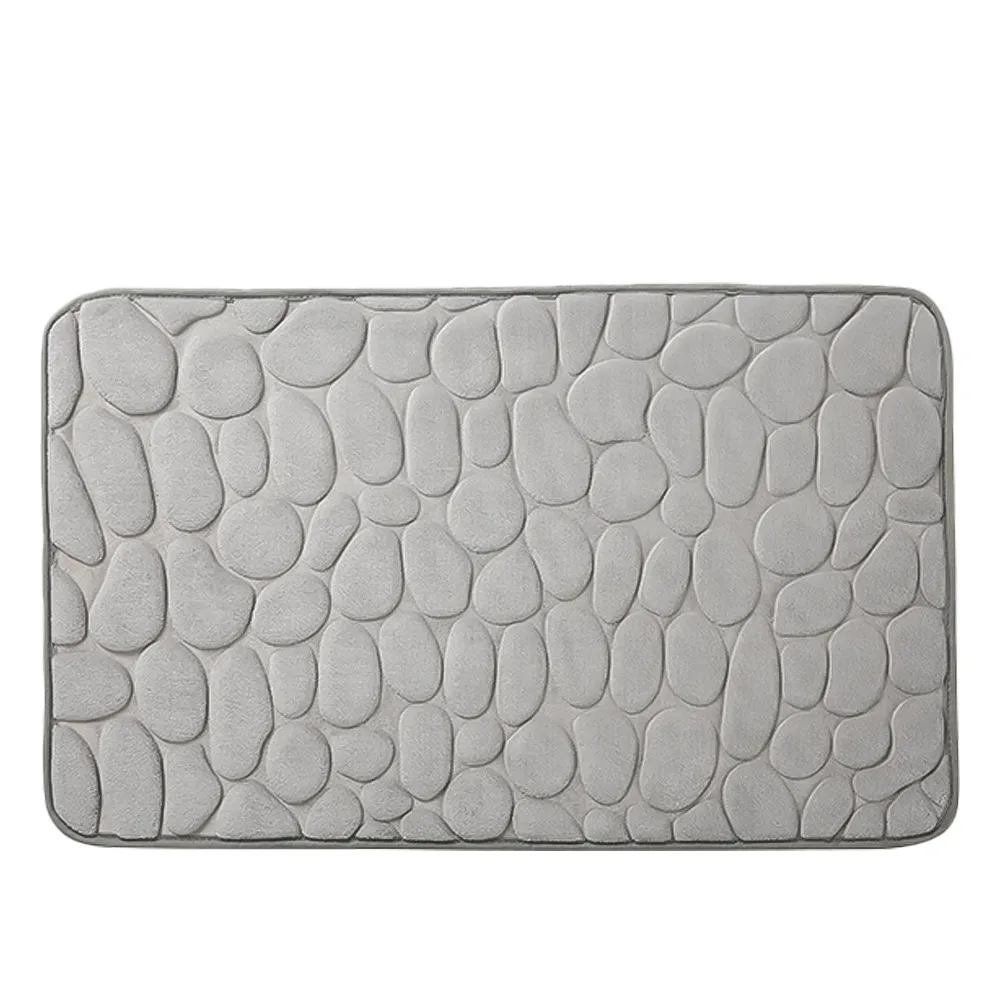1Pcs Thick Anti-Slip Door Mat Memory Cotton Water Absorbent Floor Pad for Bathroom Kitchen Elderly Non-Slip Home Use
