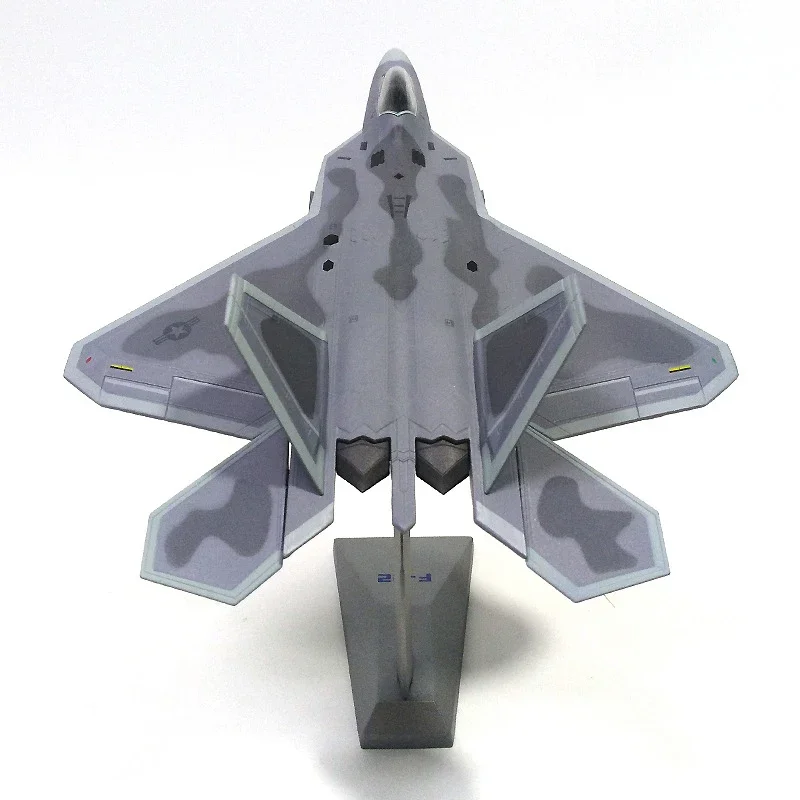 1/72 Scale Alloy Fighter F-22 US Air Force Aircraft F22 Raptor Model Children Gift for Collection Home Desk Decoration