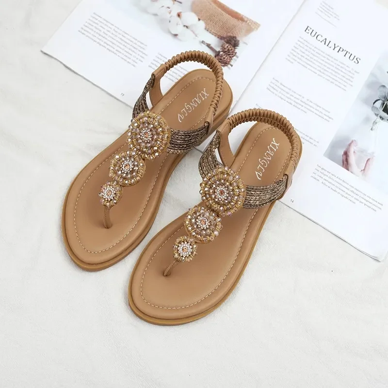 TIMETANGWomen Sandals Slip On Ladies Fashion Shoes Clip Toe Women\'s Casual Comfotbale Flats 2021 New Woman Shoe Plus Size Summer