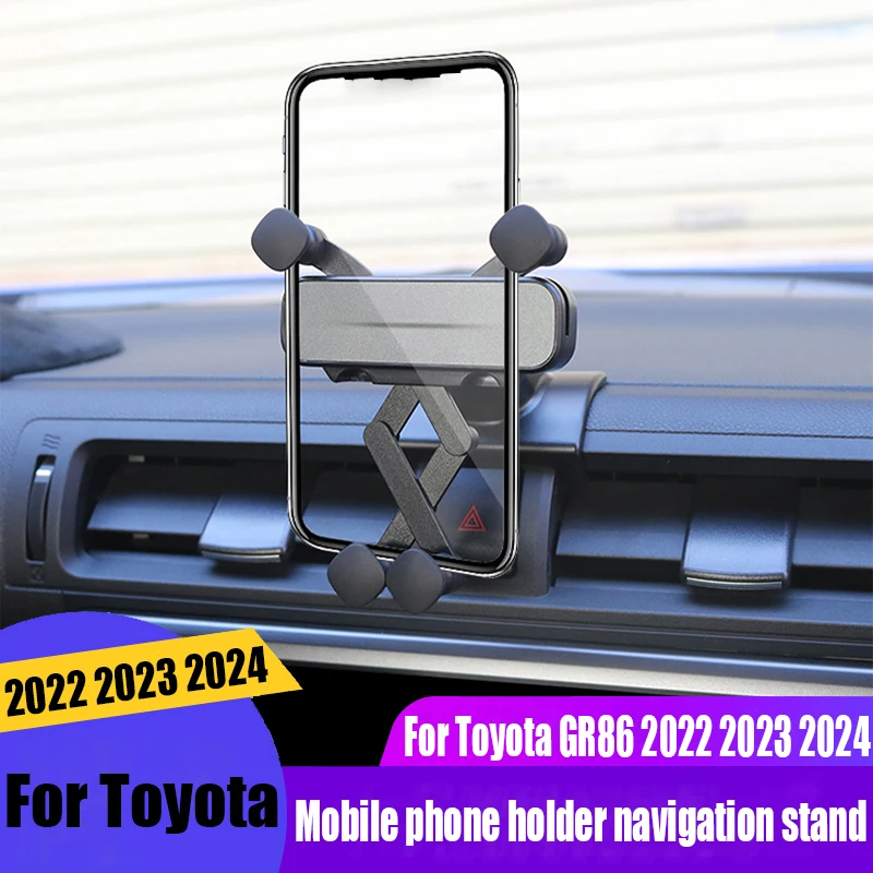 

Для Toyota GR86 2022 2023 2024, модифицированный держатель для мобильного телефона, навигационный кронштейн, аксессуары для украшения салона автомобиля