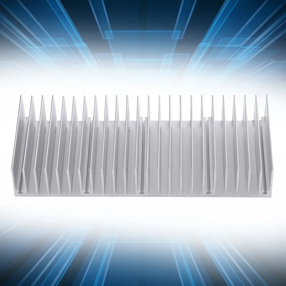 Efficient Cooling 150*60*25mm Heatsink 24 Teeth Silver Heat Sink Cooling Chip LED Cooling