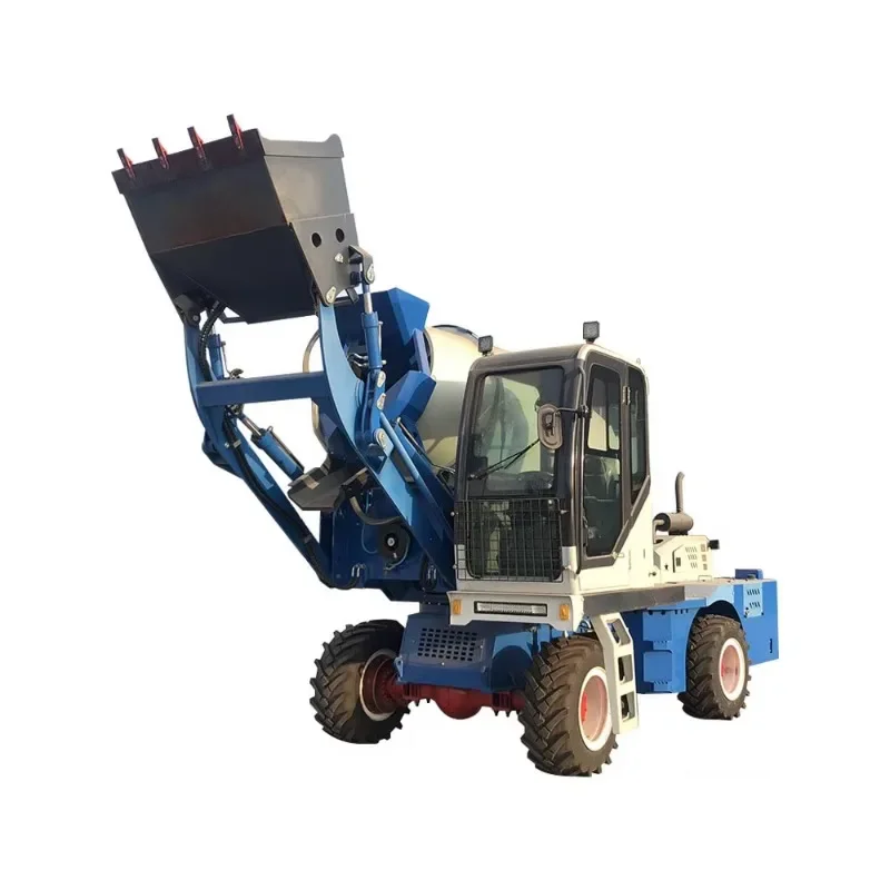 محرك الديزل دراجة ثلاثية العجلات شاحنة 1m3 المحمول الصغيرة خلاط الخرسانة الثقيلة خلاط الخرسانة دراجة ثلاثية العجلات