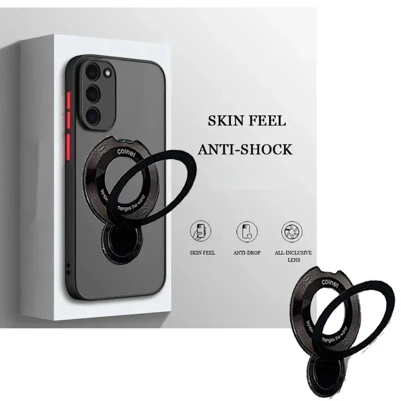 Staffa di Supporto Per Magsafe Cassa Del Telefono Magnetico Per Samsung Galaxy S24 S23 S22 S21 s25 Ultra S10 Plus S20 FE A16 A06 copertura funda