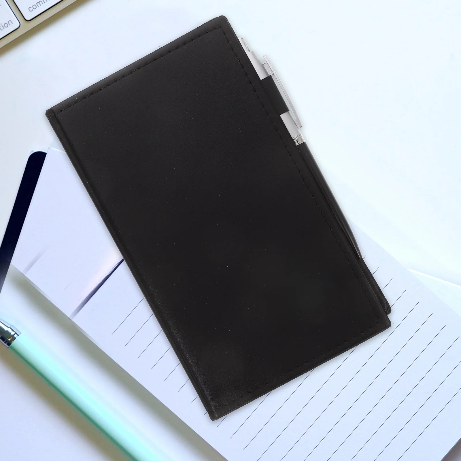 

Notebook Set Colored Index Tabs Rectangular Notes Flags Organizer Clipboard Folder Pen Holder Office Back to School