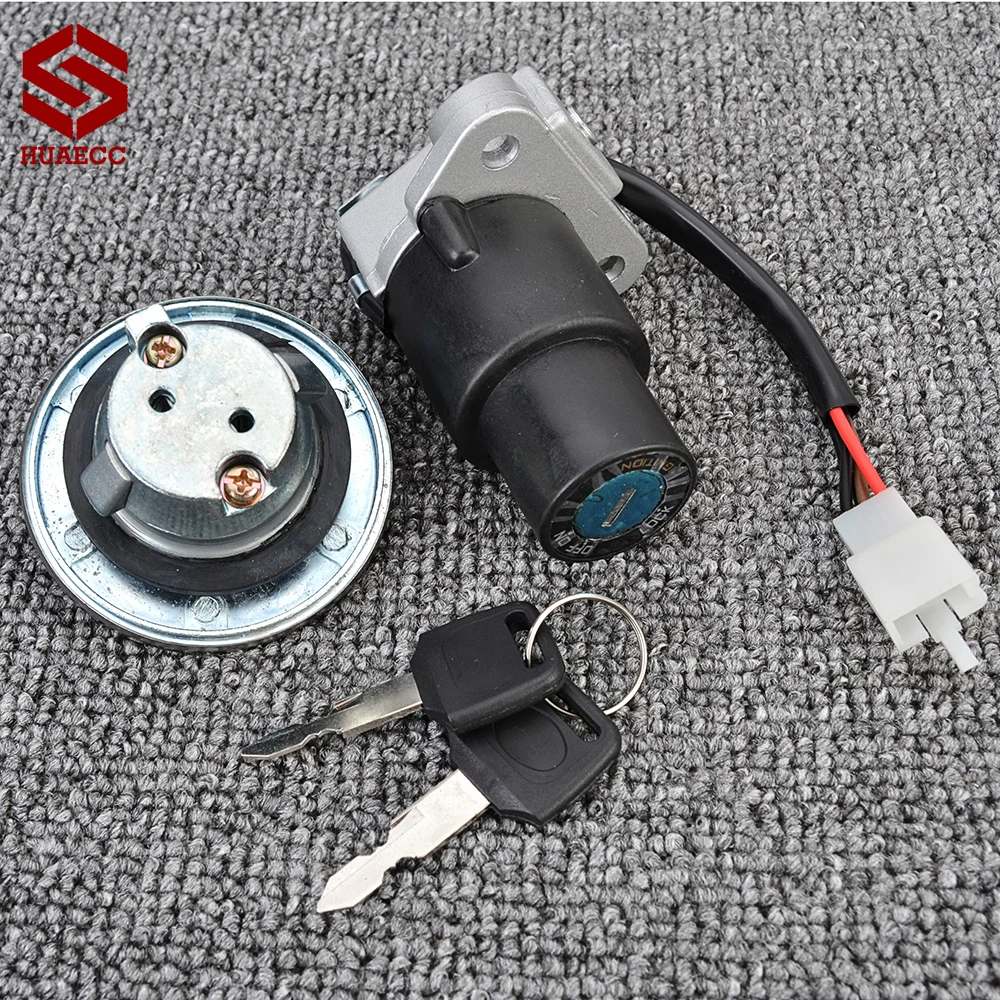 Fuel Gas Cap Ignition Switch Seat Lock with Key Kit for Yamaha FZR 250 400 600 FZR600 89-1993 FZR400 1988-1990 FZR250 1987-1988