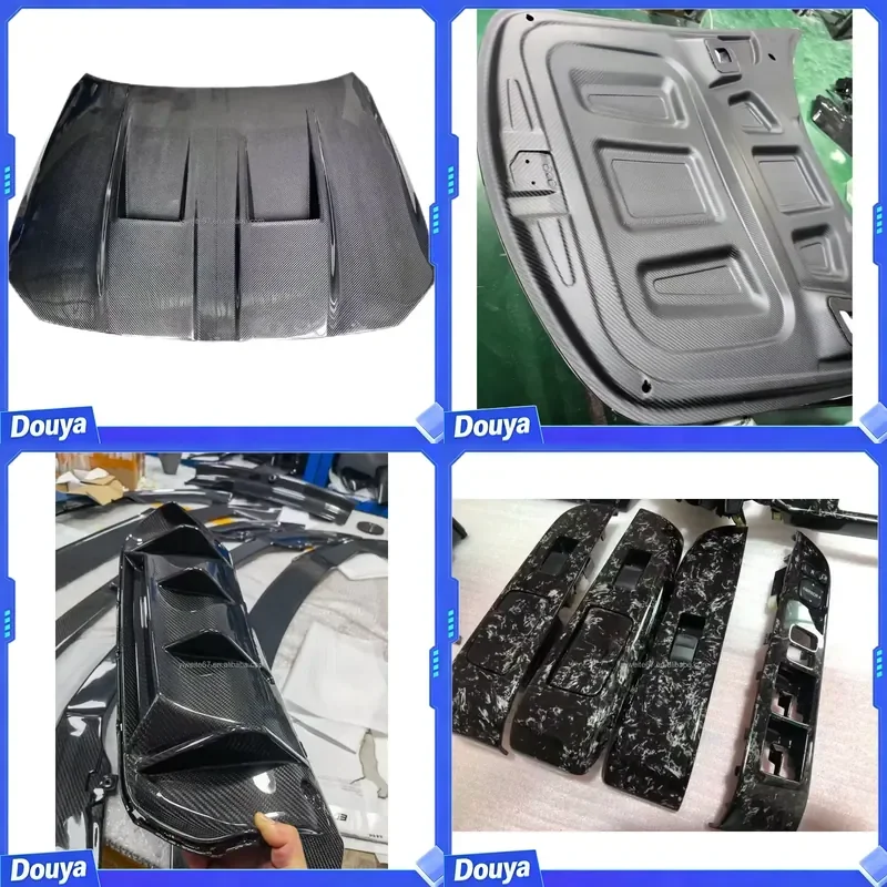 OEM Custom Lightweight Carbon Fiber Auto Parts Carbon Fiber Autoclave Processing for Car Spoiler Woven Craft and Bag Use