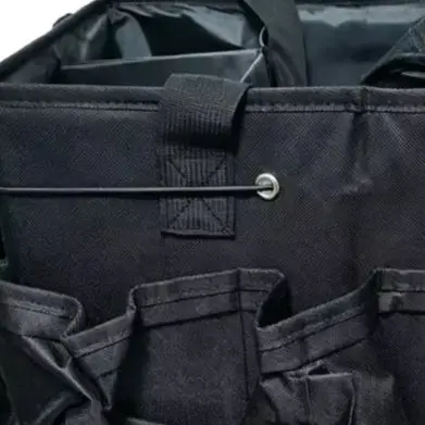 26x23.5x37cm Versatile= Cleaning Tool Storage Bag For Pool & BBQ Equipment,  Polyester Crossbody Organizer With Multiple Pockets