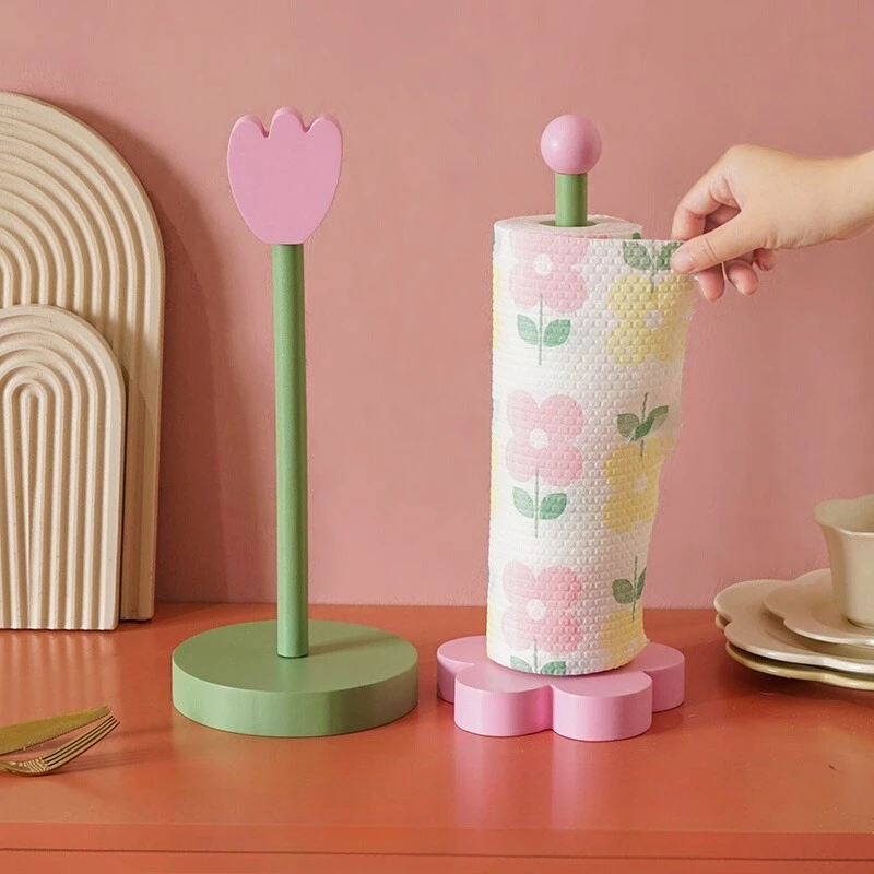 

Держатель для салфеток с цветочным принтом во французском стиле, многоповерхностная полка для хранения кухонного/обеденного стола для полотенец и салфеток, идея подарка для домашнего декора