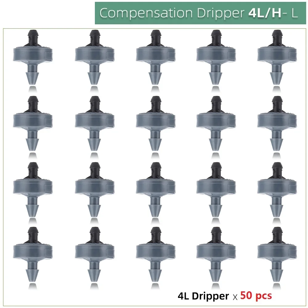 100-10M 4/2-Wege 8L Tropf Pfeil Bewässerung Sender Bewässerung System Tropfer Sprinkler Bewässerung Kit Topfpflanzung