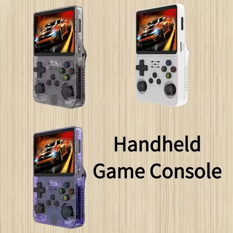 وحدة تحكم ألعاب فيديو محمولة باليد 128G R36S ريترو 3.5 بوصة شاشة IPS نظام لينكس R35s pro مشغل الجيب المحمول مع ألعاب 64 جيجابايت #5