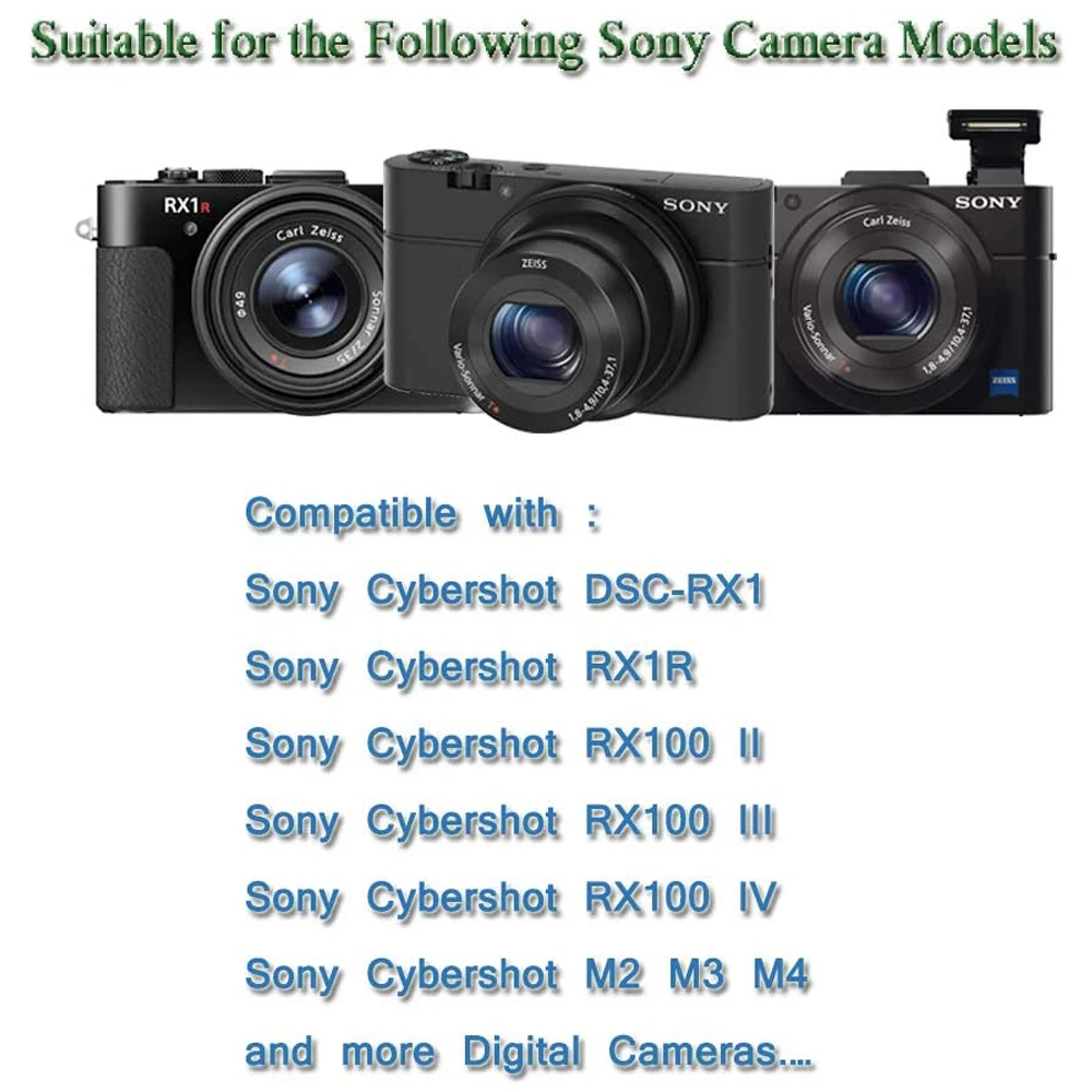 Cable de resorte USB, kit de batería simulada de DK-X1, reemplazo de batería de NP-BX1 para cámara Sony DSC-RX1 RX1R RX100 II RX100 III RX100 IV M2 M3 M4