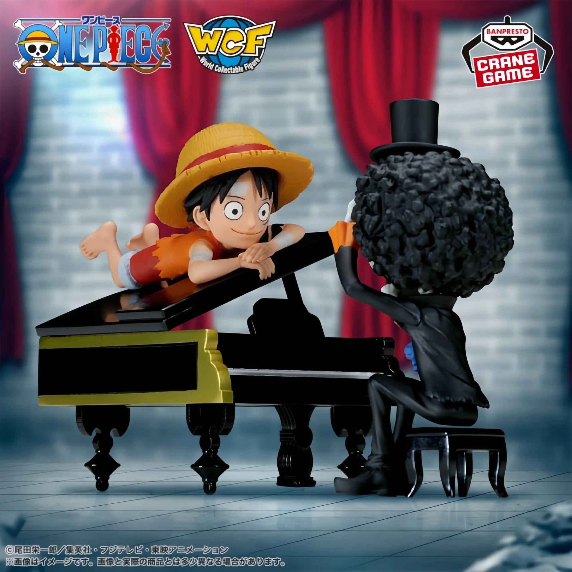

Bandai Banpresto One Piece WCF Luffy And Burukku 8 см Рисунок - Moment of Being Moved Коллекционная фигурка Подарочный предмет