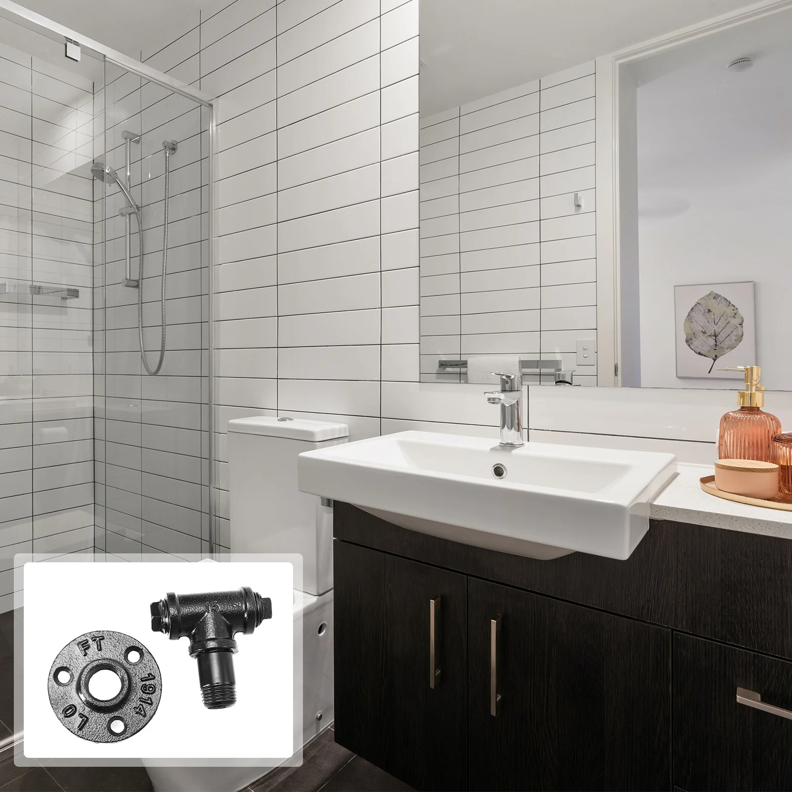 

1Pcs Iron Art Handle Vintage Style Cabinet Pull Style Furniture Handle Stable Durable Practical