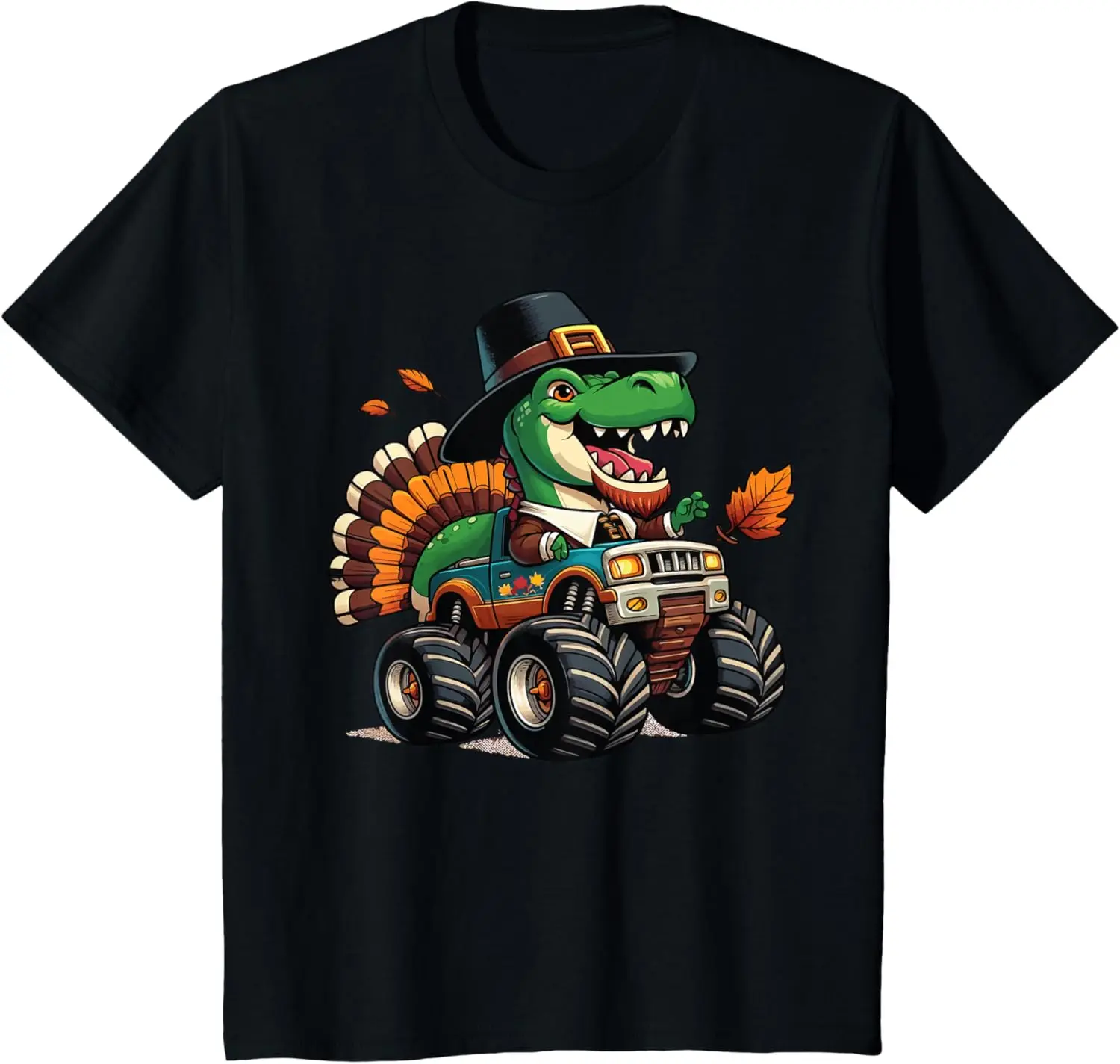 

Kids Boys Thanksgiving Dinosaur Kids Fall Outfit Toddler 3t 4t 5 T-Shirt
