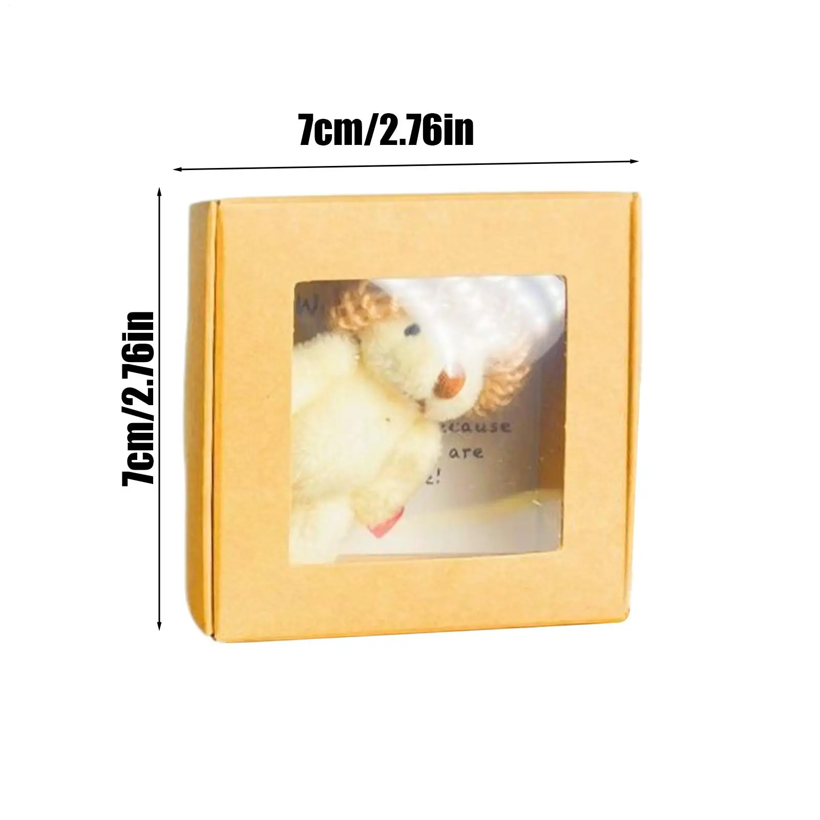 Ours en peluche ours mignon animal en peluche avec carte fait à la main mignon copain d'animal de compagnie avec carte inspirante décoration de maison positive pour les femmes