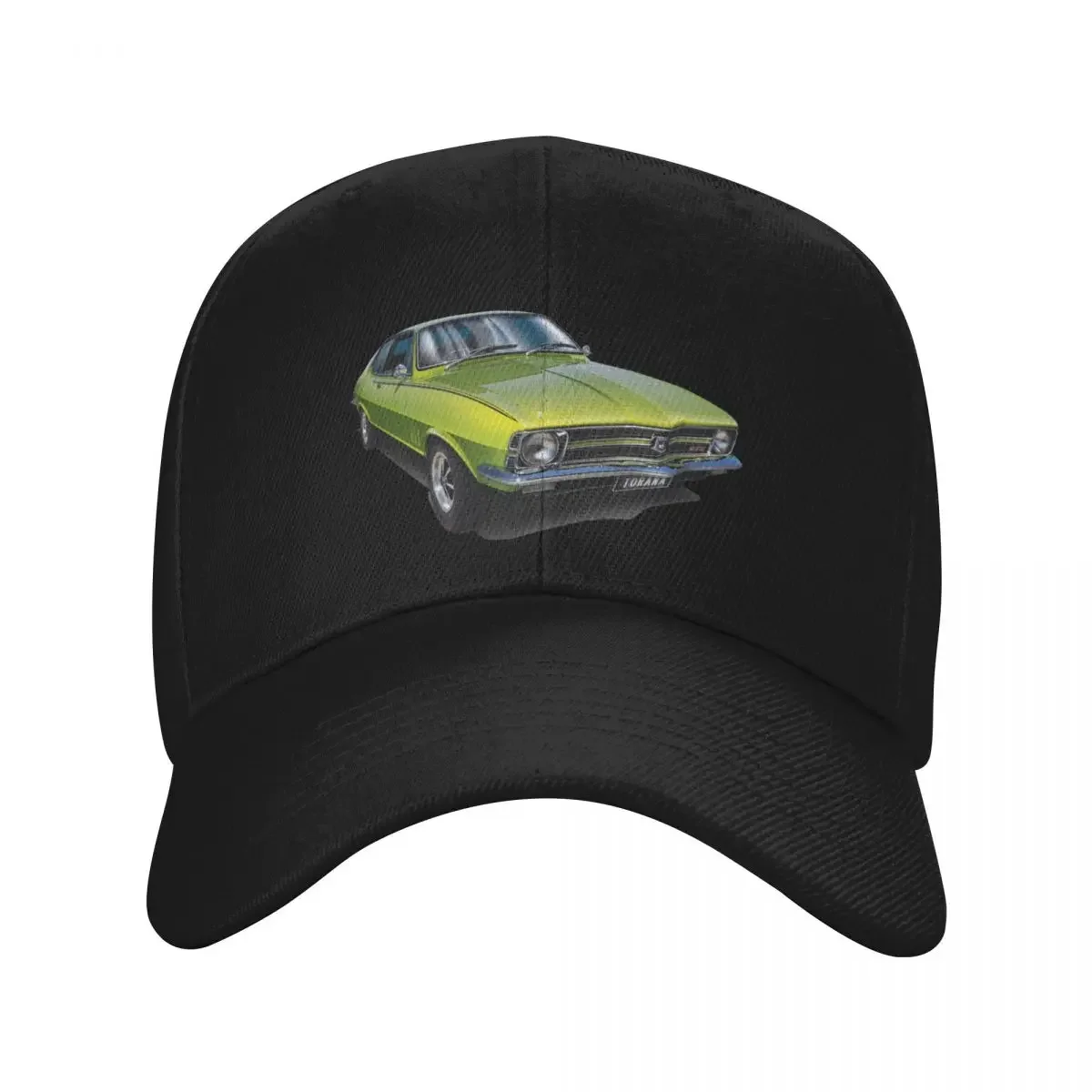 Illustrated Holden LC GTR Torana - Lime Green Baseball Cap Horse Hat New In The Hat Hip Hop Beach Bag Women Men's