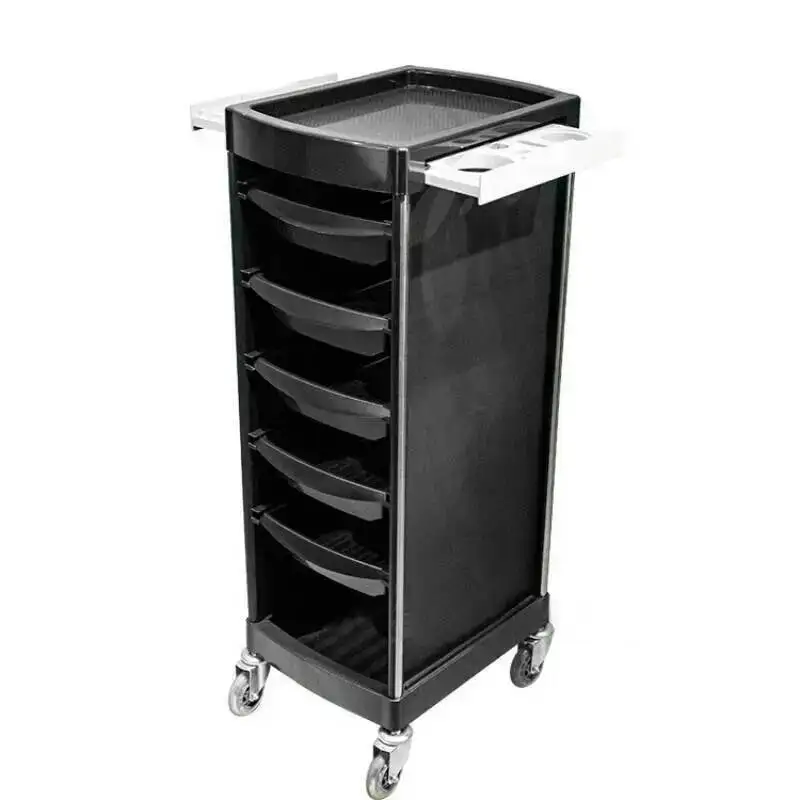 

Barber Cosmetic Machine Salon Storage Metal Trolly Spa Salon Trolley Lashes Hair Station Carrello Con Ruote Furniture ZT50ST