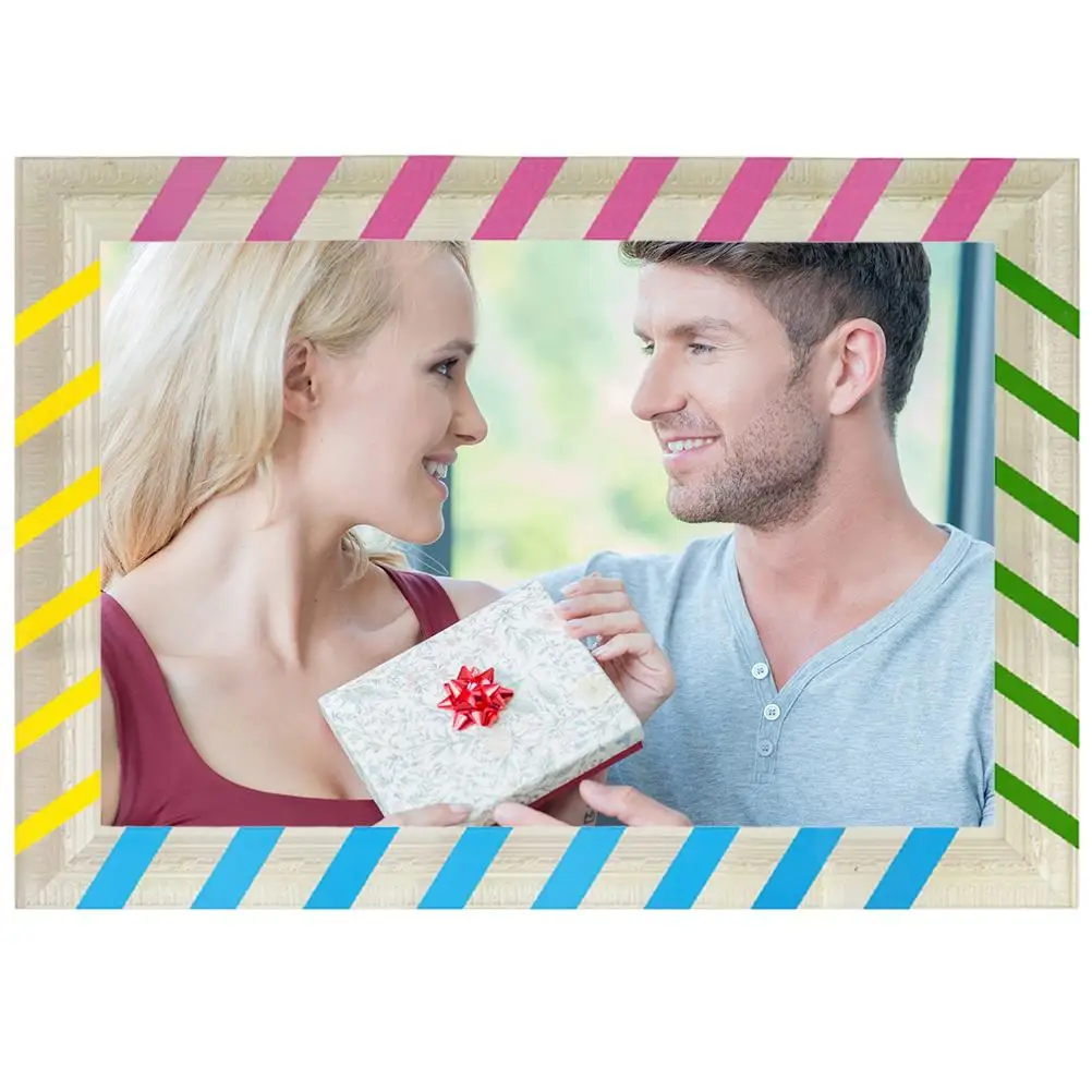 

68x48cm Colorful Creative Weddings Day DIY Paper Photo Frame Photo Booth Props for Wedding