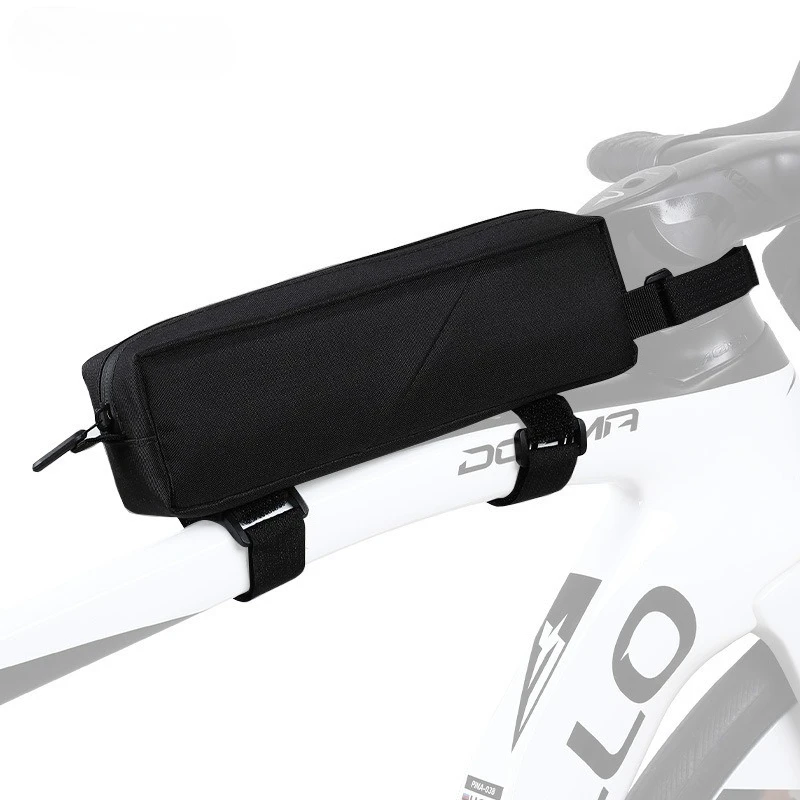 Waterproof Mountain Bike Top Tube Bag Color‑Block Front Frame Pouch for MTB Road Bike Cycling Accessory Storage Organizer